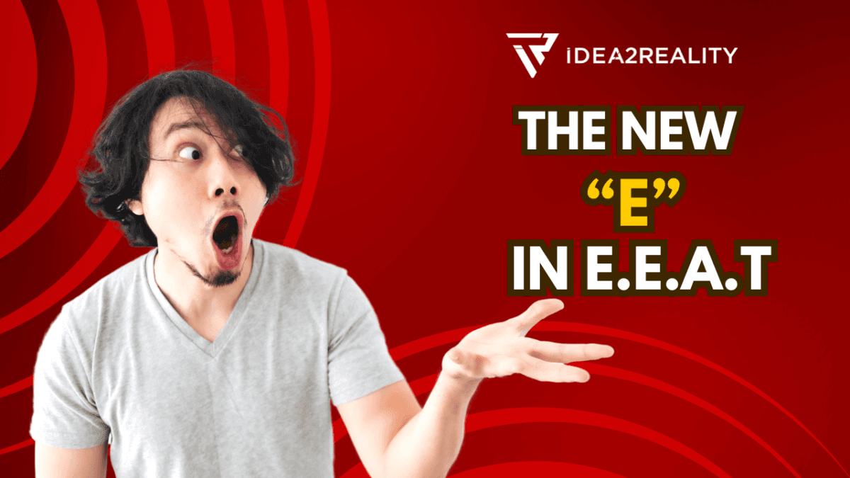 First-Hand Experience: The New “E” in E-EAT
