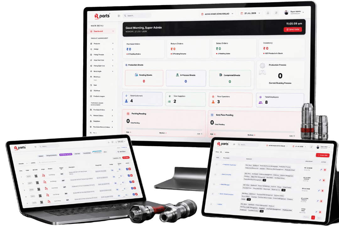 Rajdhani ERP & Admin Panel