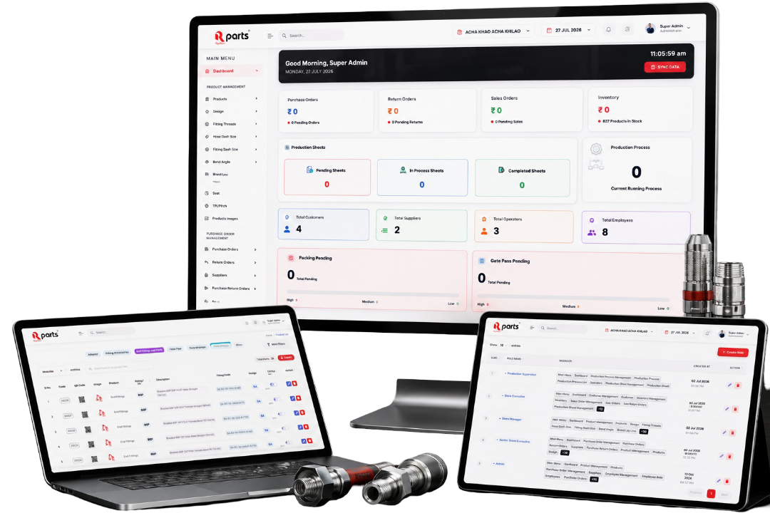 Rajdhani ERP & Admin Panel